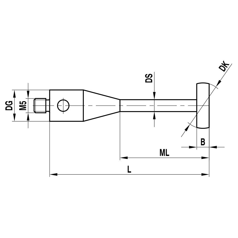 Drawing of product KH M5 160 12 057