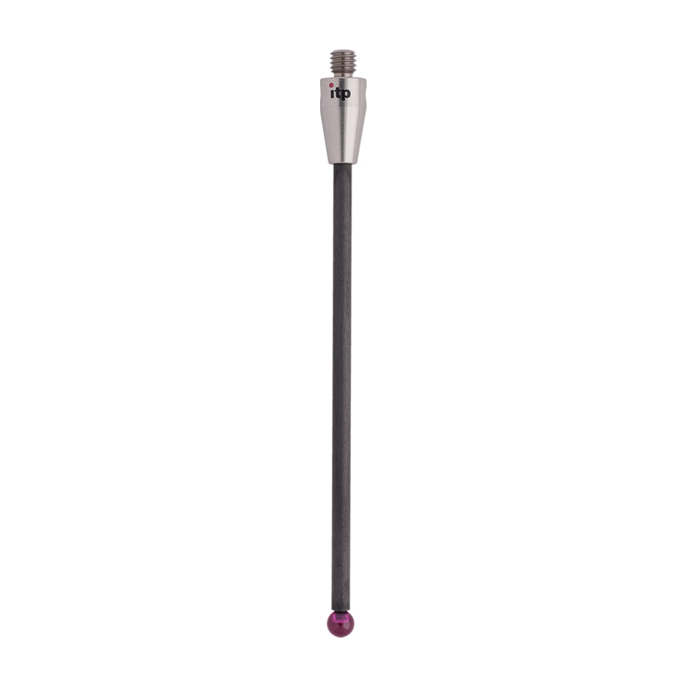 Straight Styli; base: titanium; stem: carbon fiber; ball: ruby