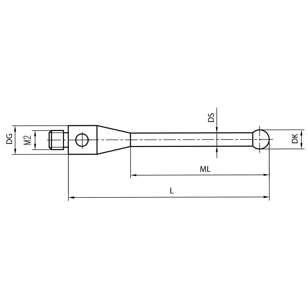 Drawing of product TI M2 030 03 021