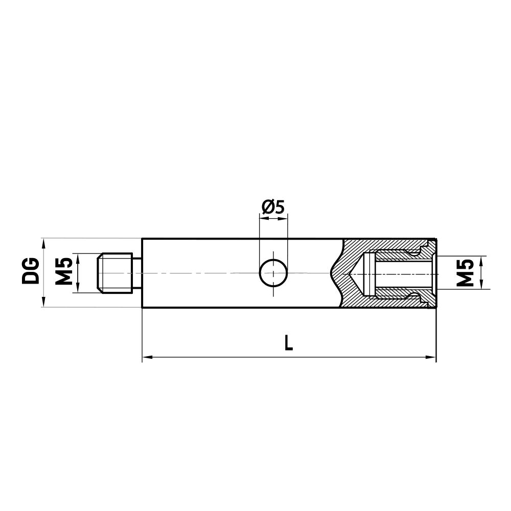 Drawing of product VA M5 000 20 060