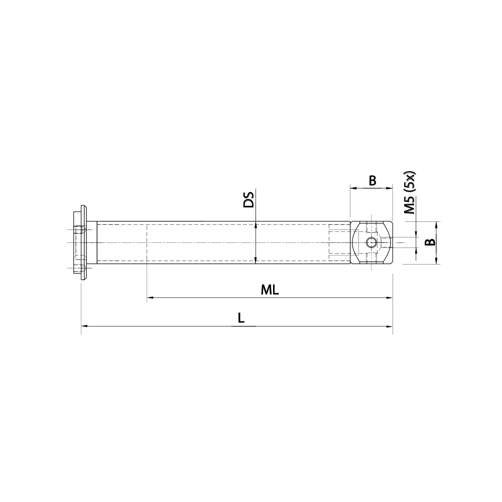 Drawing of product TV M5 018 15 150