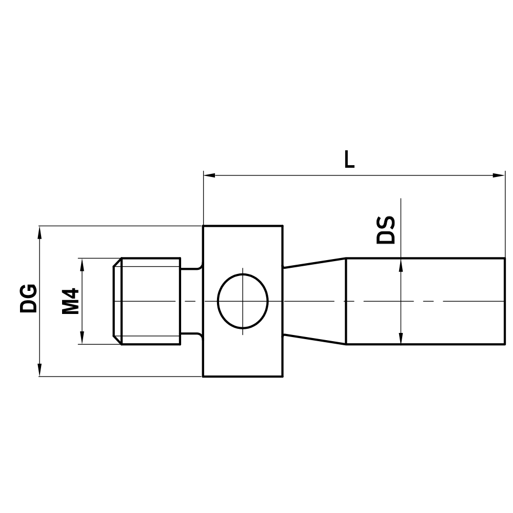 Drawing of product BI M4 000 07 009