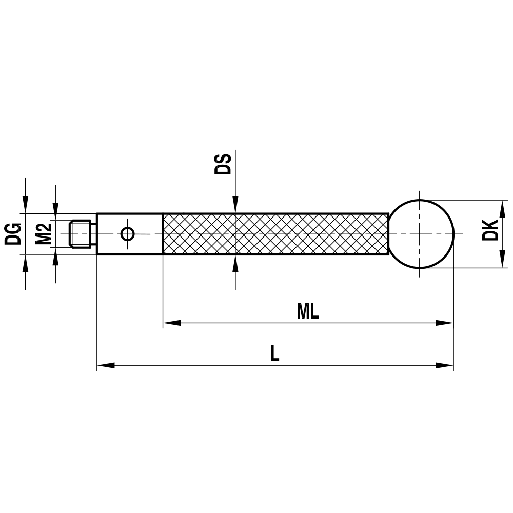 Drawing of product TC M2 040 03 077