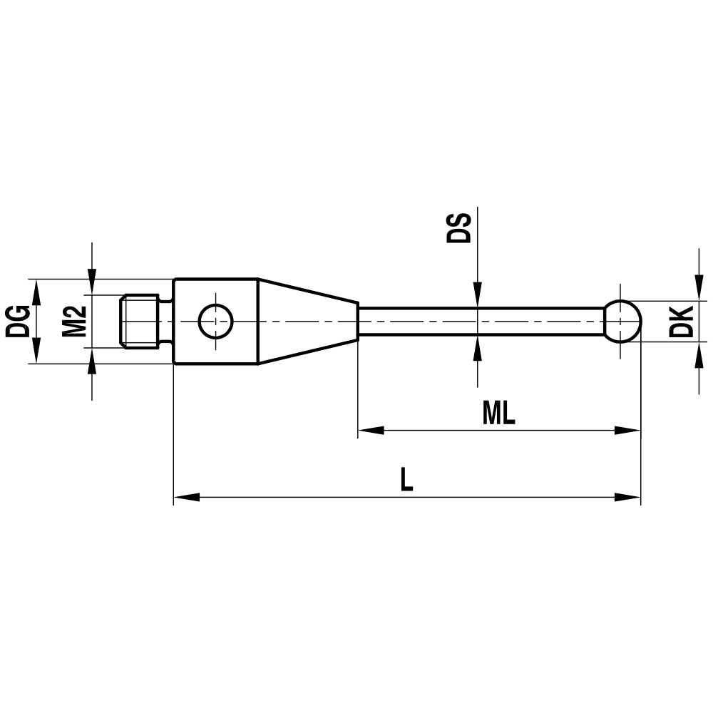 Drawing of product TH M2 010 03 021