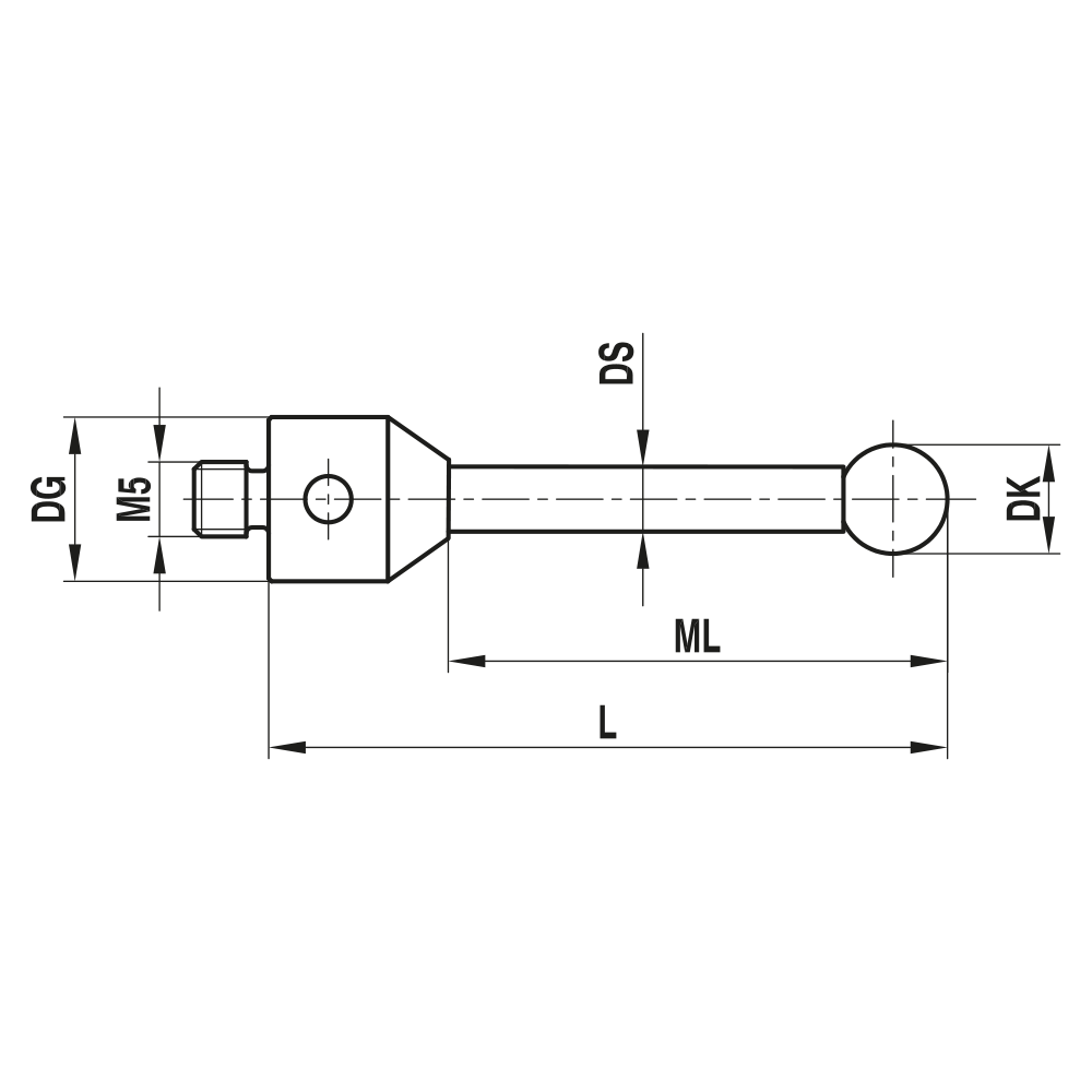 Drawing of product TH M5 030 11 058