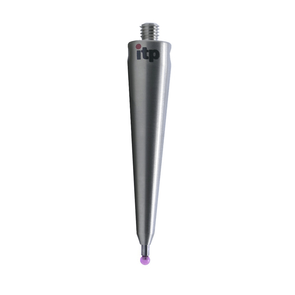 Straight Styli; base: titanium; stem: carbide; ball: ruby
