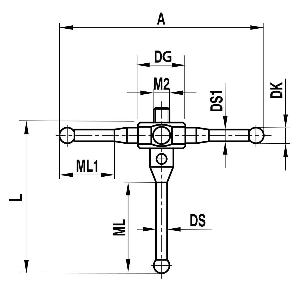 Drawing of product SI M2 020 05 022