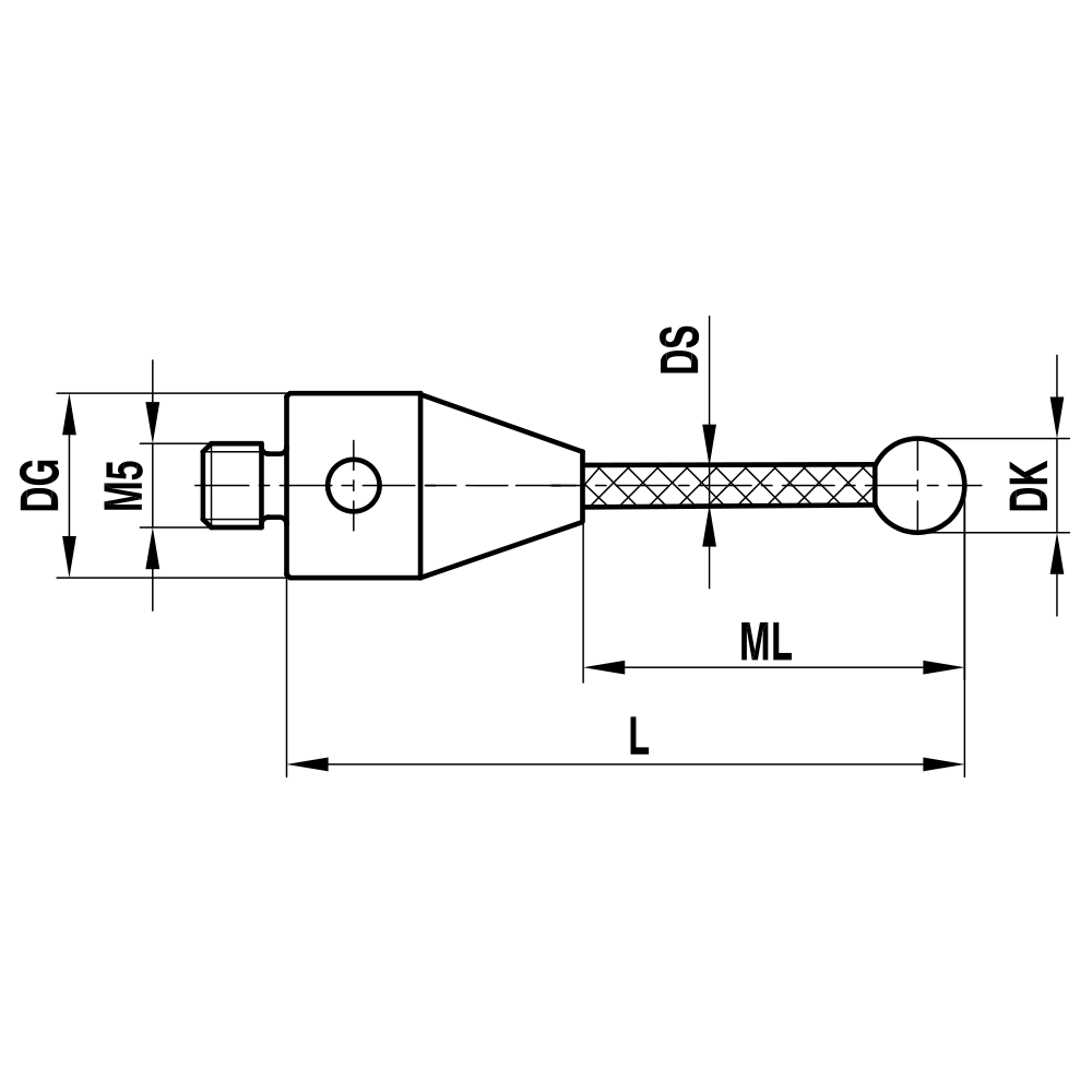 Drawing of product TC M5 080 11 114