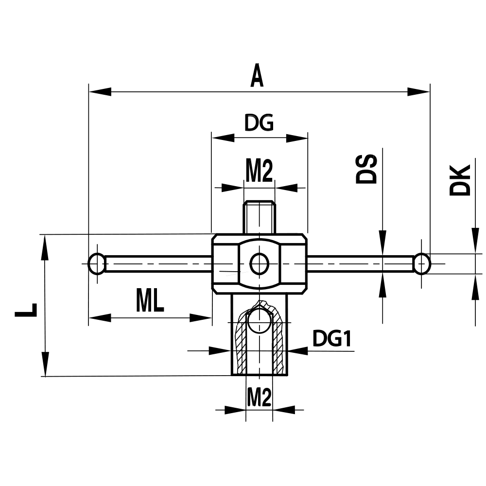 Drawing of product SI M2 010 05 011